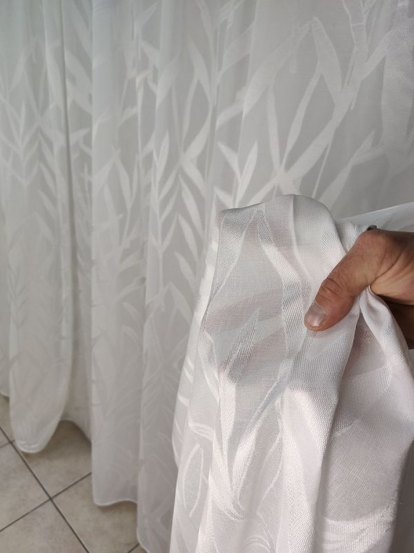 Tenda a Metro in Bouclè Effetto Lino Naturale - immagine 3