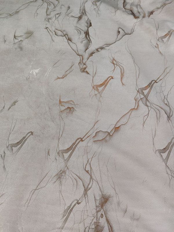 Tessuto in Velluto H.280 cm  Marmorizzato Beige