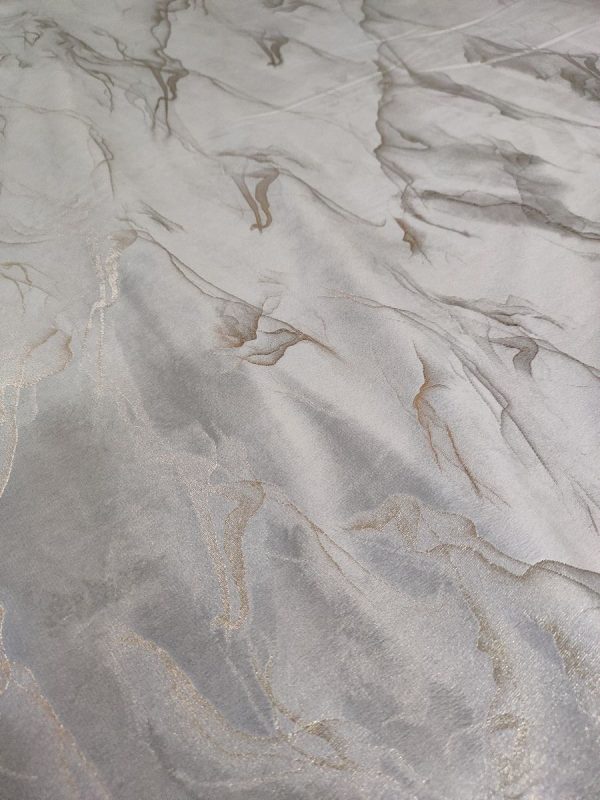 Tessuto in Velluto H.280 cm  Marmorizzato Grigio - immagine 9