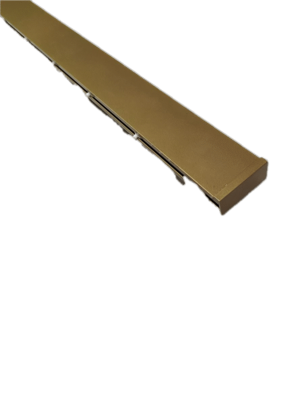 Binario per Tenda in Alluminio Sistema a Onda a Soffitto Oro - immagine 3