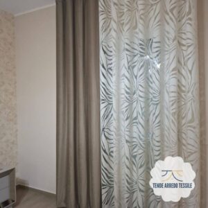 Tenda a Metro in Devorè Altezza 3 Metri Beige