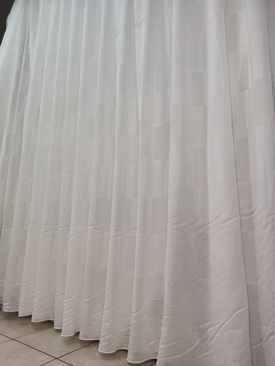 tenda a metro effetto lino argento 8 Tenda a Metro effetto lino Argento - immagine 8