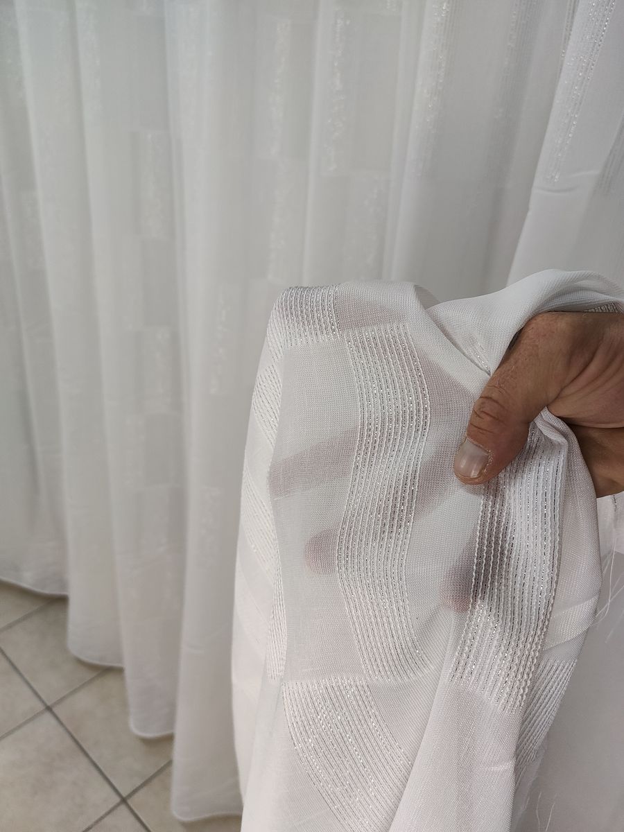 tenda a metro effetto lino argento 2 Tenda a Metro effetto lino Argento - immagine 2