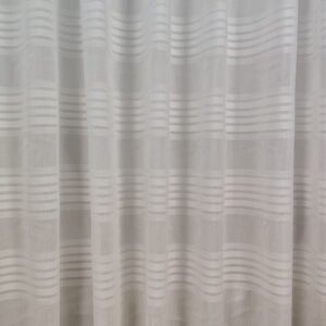 Tenda a Metro in Bouclè Effetto Lino Bianco h330