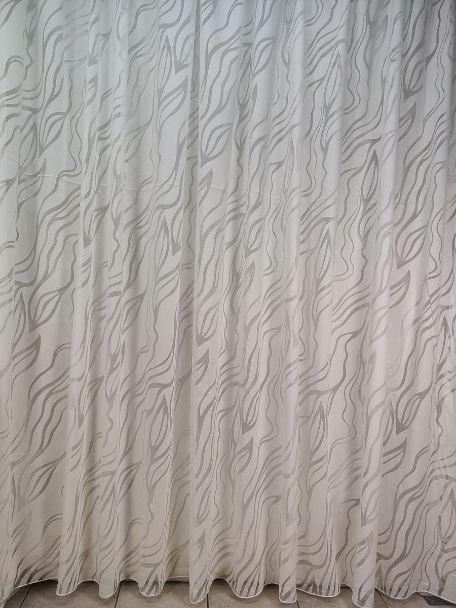 tenda a metro in devorè altezza 3 metri effetto lino bianco 18 Tenda a Metro in Devorè Altezza 3 Metri Effetto lino Bianco - immagine 18