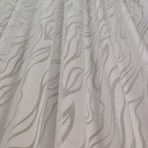 Tenda a Metro in Devorè Altezza 3 Metri Effetto lino Bianco