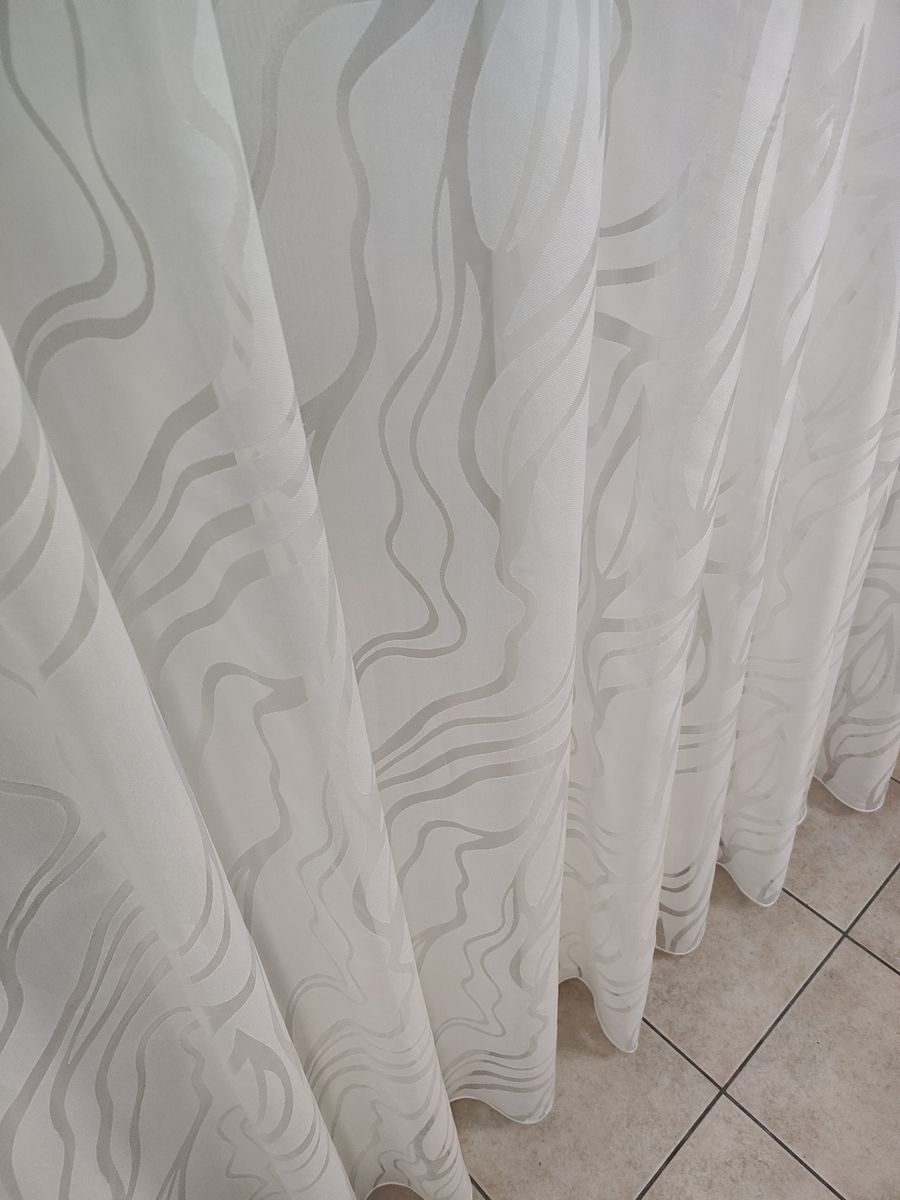 tenda a metro in devorè altezza 3 metri effetto lino bianco 12 Tenda a Metro in Devorè Altezza 3 Metri Effetto lino Bianco - immagine 12