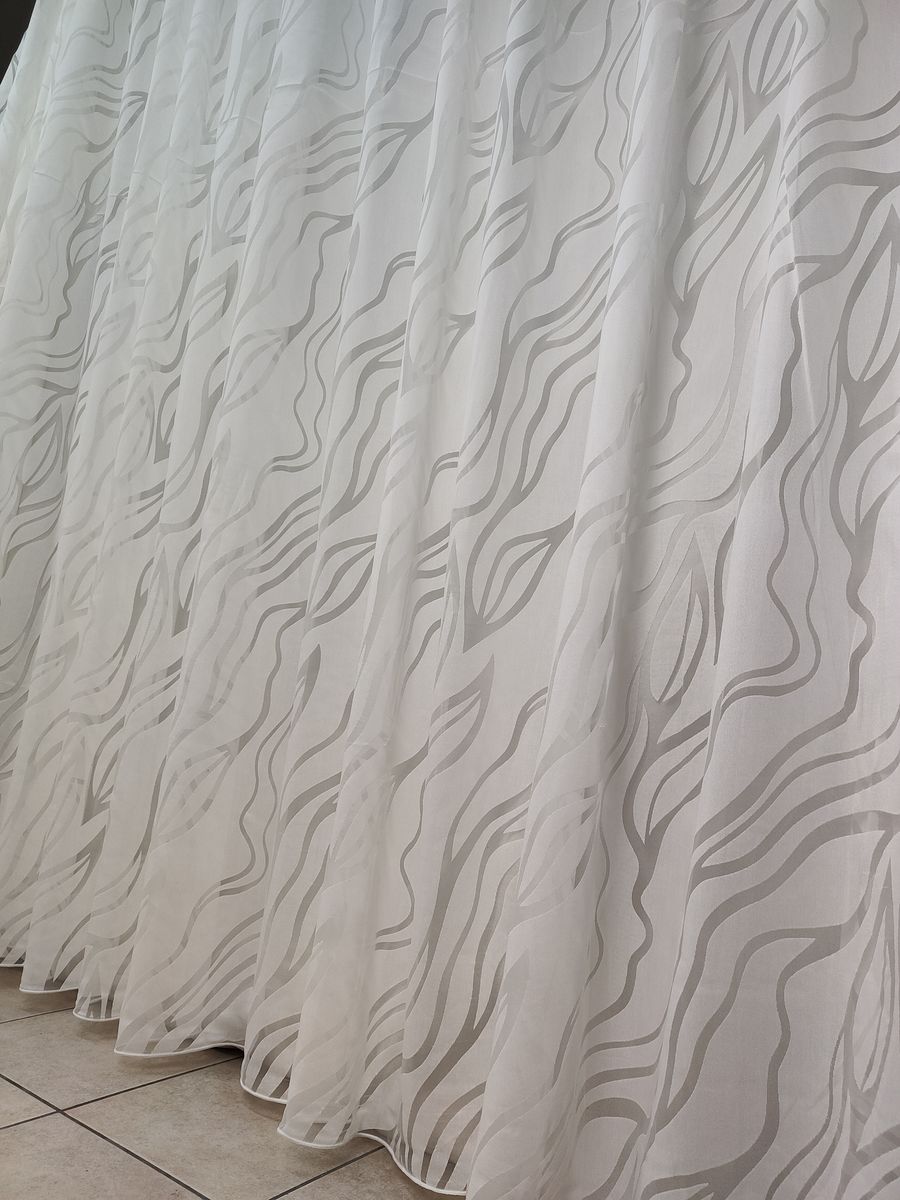 tenda a metro in devorè altezza 3 metri effetto lino bianco 10 Tenda a Metro in Devorè Altezza 3 Metri Effetto lino Bianco - immagine 10