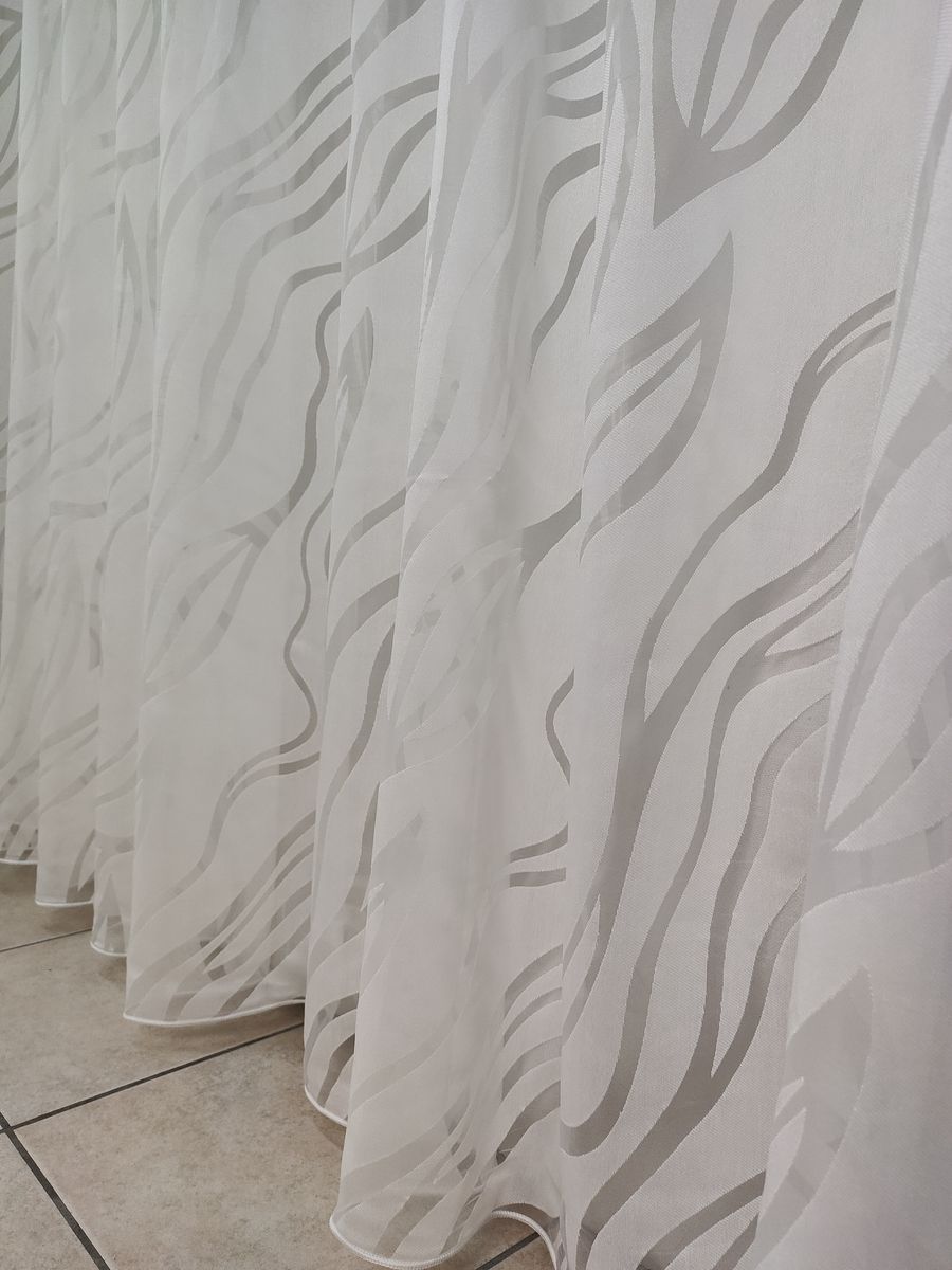 tenda a metro in devorè altezza 3 metri effetto lino bianco 9 Tenda a Metro in Devorè Altezza 3 Metri Effetto lino Bianco - immagine 9