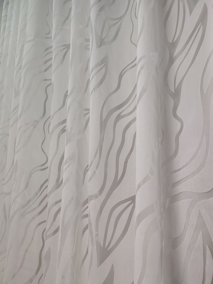 tenda a metro in devorè altezza 3 metri effetto lino bianco 8 Tenda a Metro in Devorè Altezza 3 Metri Effetto lino Bianco - immagine 8