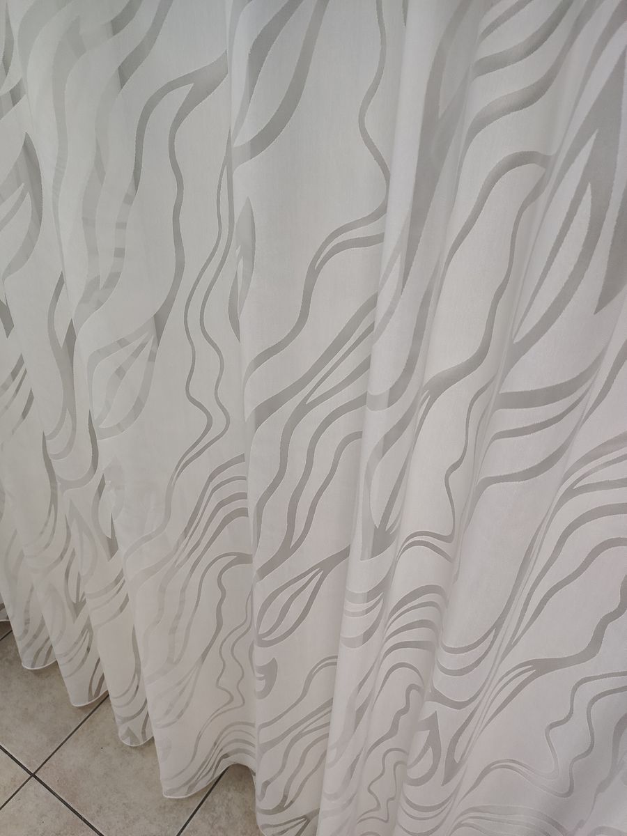 tenda a metro in devorè altezza 3 metri effetto lino bianco 7 Tenda a Metro in Devorè Altezza 3 Metri Effetto lino Bianco - immagine 7