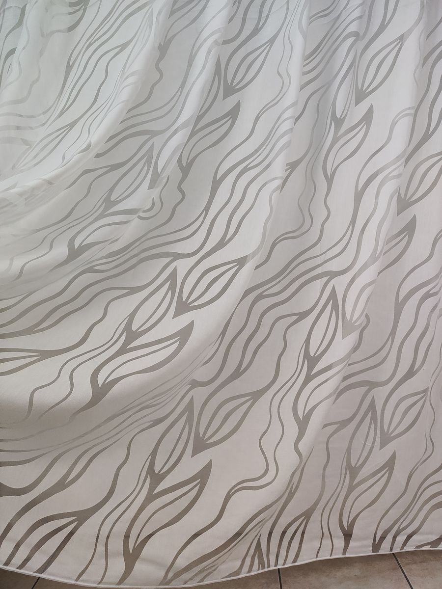 tenda a metro in devorè altezza 3 metri effetto lino bianco 5 Tenda a Metro in Devorè Altezza 3 Metri Effetto lino Bianco - immagine 5