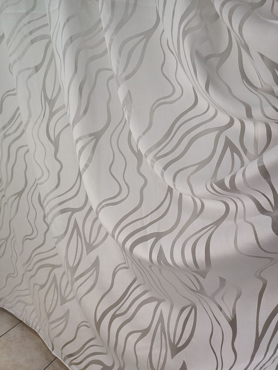 tenda a metro in devorè altezza 3 metri effetto lino bianco 3 Tenda a Metro in Devorè Altezza 3 Metri Effetto lino Bianco - immagine 3