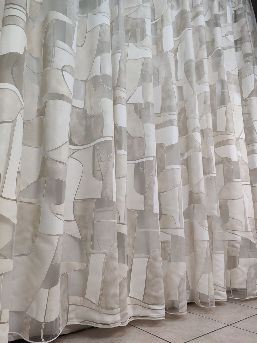 tenda a metro in devorè altezza 3 metri beige 15 Tenda a Metro in Devorè Altezza 3 Metri Beige - immagine 15