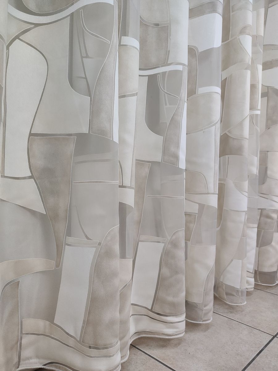 tenda a metro in devorè altezza 3 metri beige 14 Tenda a Metro in Devorè Altezza 3 Metri Beige - immagine 14