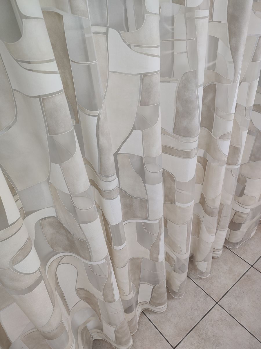 tenda a metro in devorè altezza 3 metri beige 12 Tenda a Metro in Devorè Altezza 3 Metri Beige - immagine 12