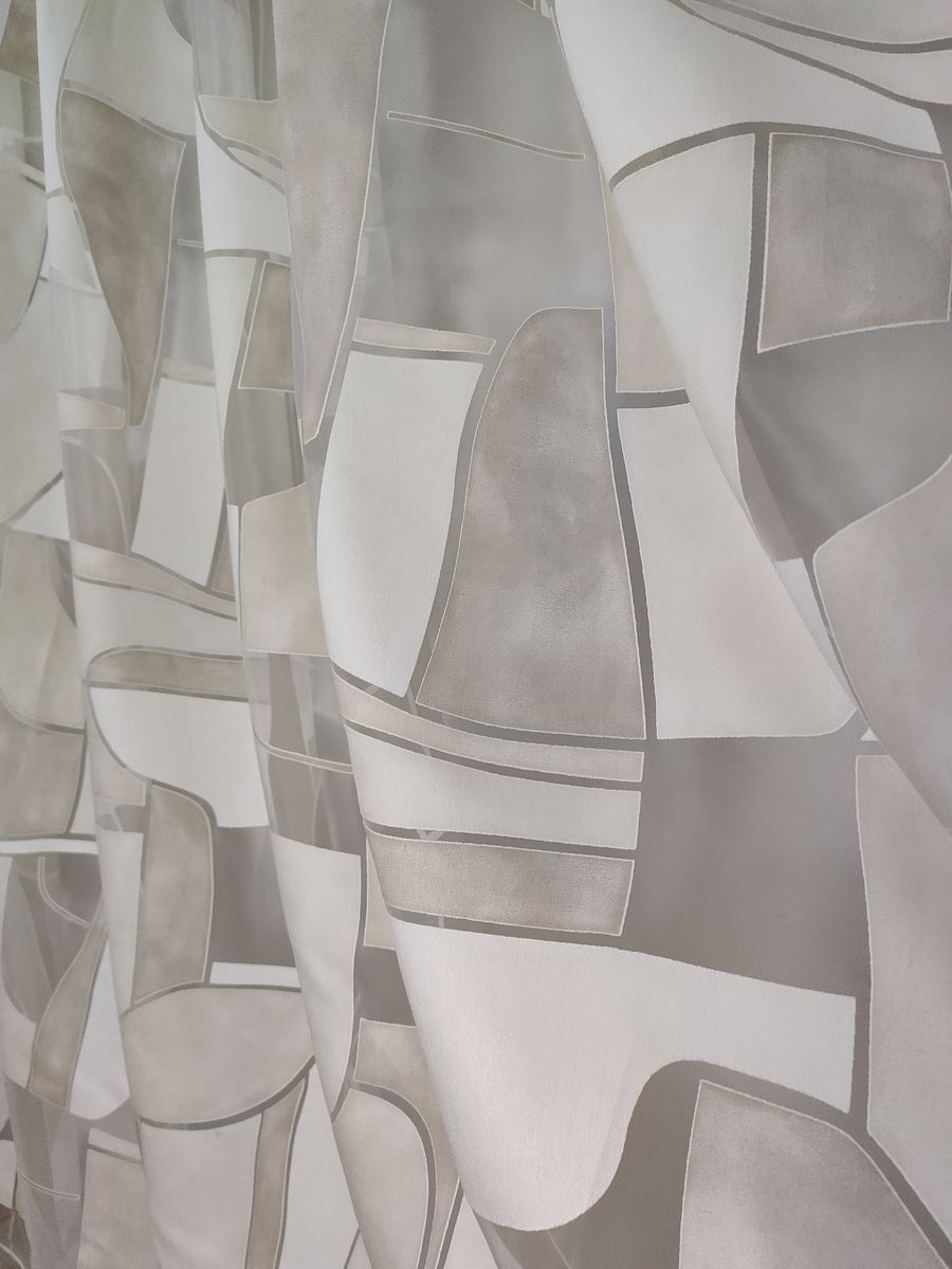 tenda a metro in devorè altezza 3 metri beige 2 Tenda a Metro in Devorè Altezza 3 Metri Beige - immagine 2