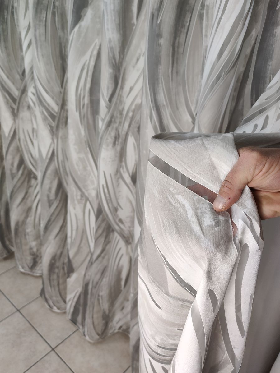 tenda a metro in devorè altezza 3 metri grigio 4 Tenda a Metro in Devorè Altezza 3 Metri Grigio - immagine 4