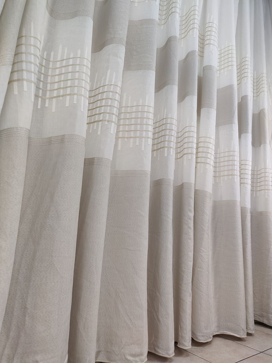 tenda a metro effetto lino tortora 13 Tenda a Metro effetto lino Tortora - immagine 13