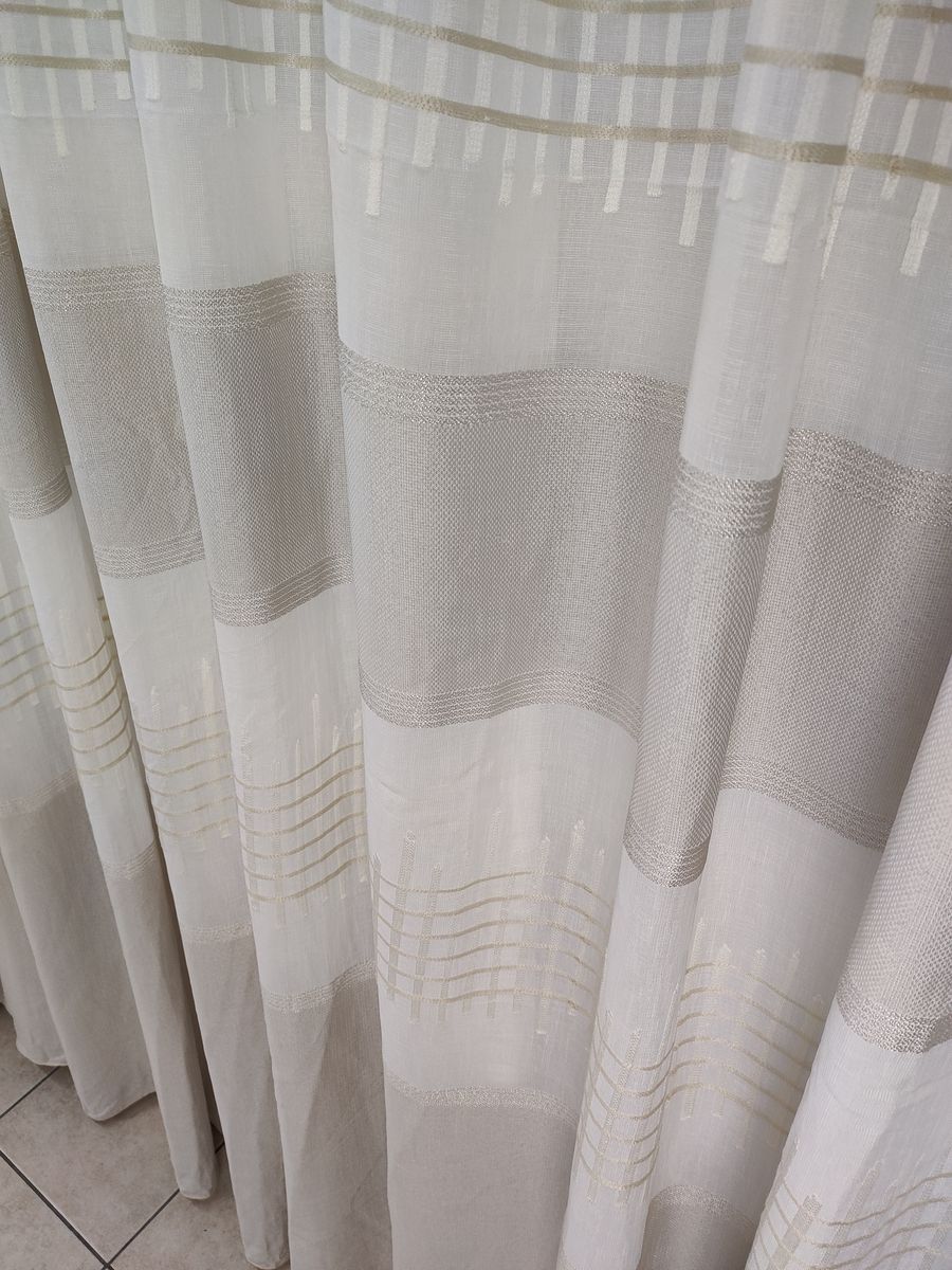 tenda a metro effetto lino tortora 6 Tenda a Metro effetto lino Tortora - immagine 6