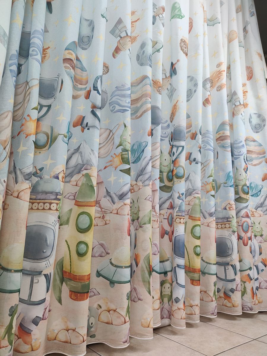 tenda a metro in bouclè effetto lino astronauti 14 Tenda a Metro in Bouclè Effetto Lino Astronauti - immagine 14