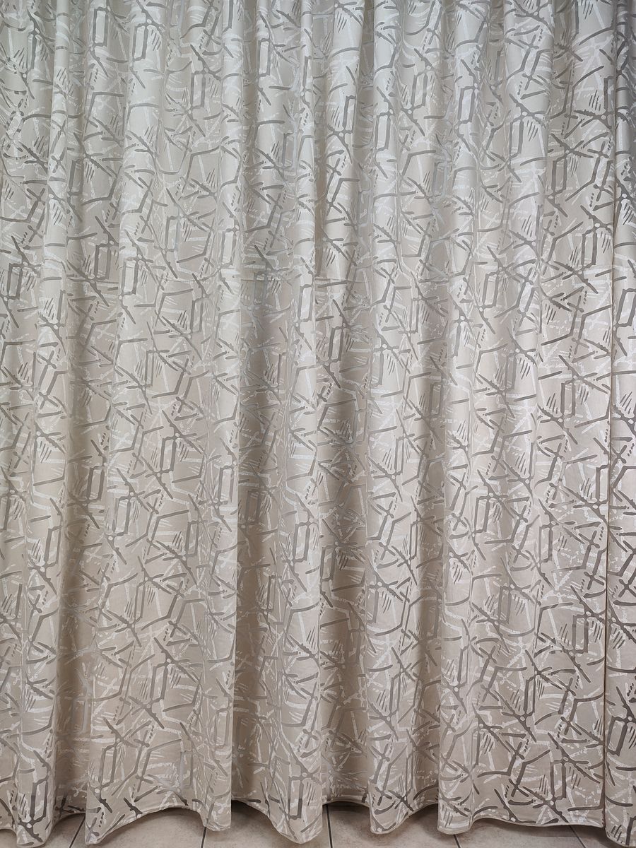 tenda a metro in devorè altezza 3 metri effetto lino beige 11 Tenda a Metro in Devorè Altezza 3 Metri Effetto lino Beige - immagine 11