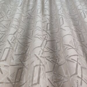 Tenda a Metro in Devorè Altezza 3 Metri Effetto lino Beige