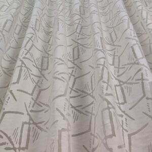 Tenda a Metro in Devorè Altezza 3 Metri Effetto lino Naturale