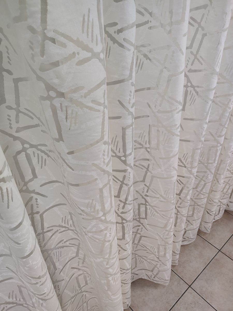 tenda a metro in devorè altezza 3 metri effetto lino naturale 8 Tenda a Metro in Devorè Altezza 3 Metri Effetto lino Naturale - immagine 8