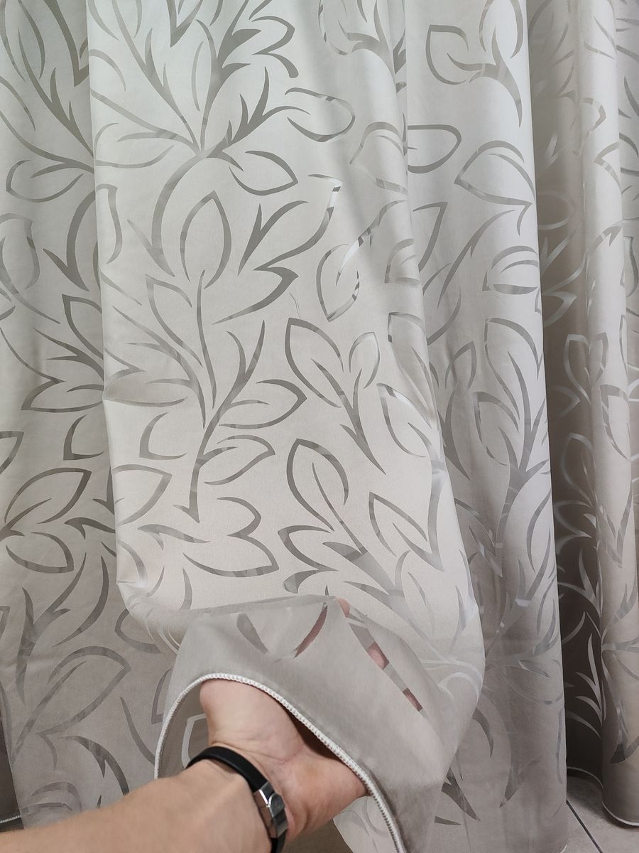 tenda a metro in devorè altezza 3 metri tortora 2 Tenda a Metro in Devorè Altezza 3 Metri Tortora - immagine 2