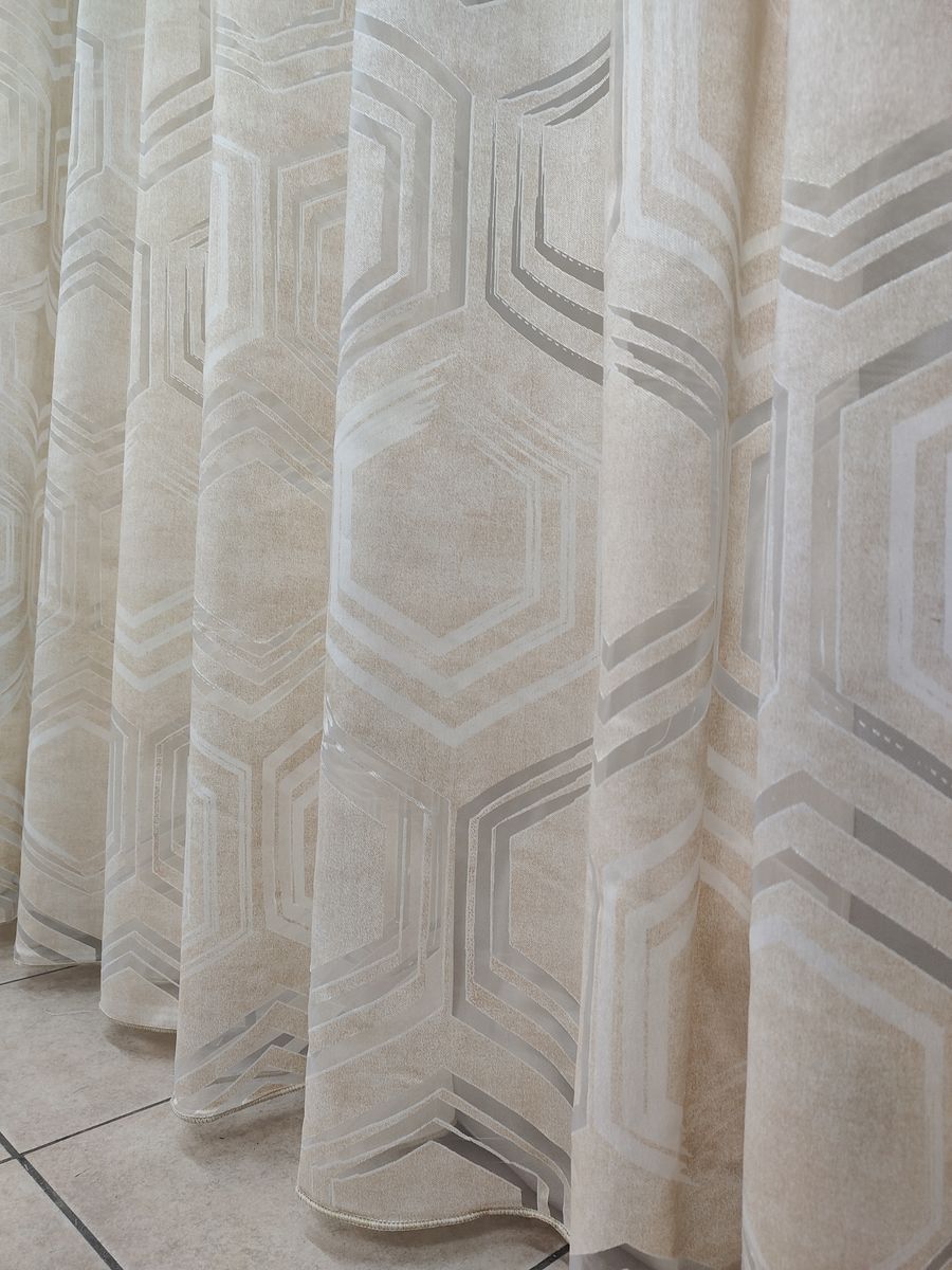 tenda a metro in devorè altezza 3 metri beige 9 Tenda a Metro in Devorè Altezza 3 Metri Beige - immagine 9