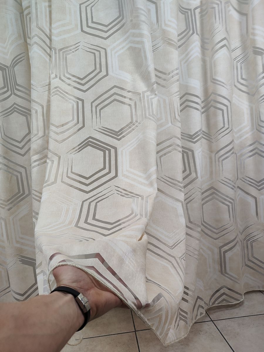 tenda a metro in devorè altezza 3 metri beige 6 Tenda a Metro in Devorè Altezza 3 Metri Beige - immagine 6