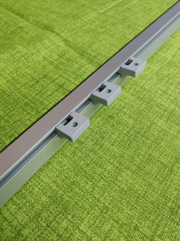 binario per tenda in alluminio sistema a onda a soffitto 5 Binario per Tenda in Alluminio Sistema a Onda a Soffitto - immagine 5