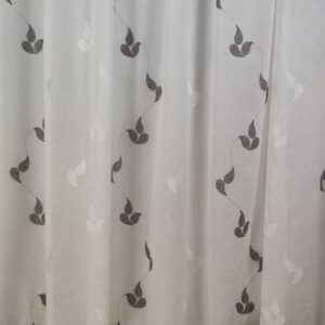 Tenda a Metro effetto lino Grigio