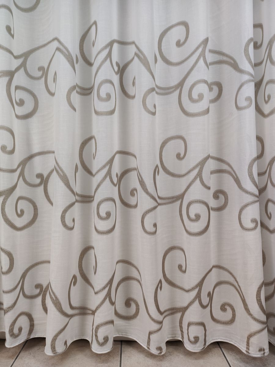 tenda a metro effetto lino tortora 12 Tenda a Metro effetto lino Tortora - immagine 12