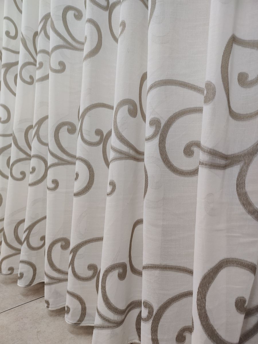 tenda a metro effetto lino tortora 9 Tenda a Metro effetto lino Tortora - immagine 9