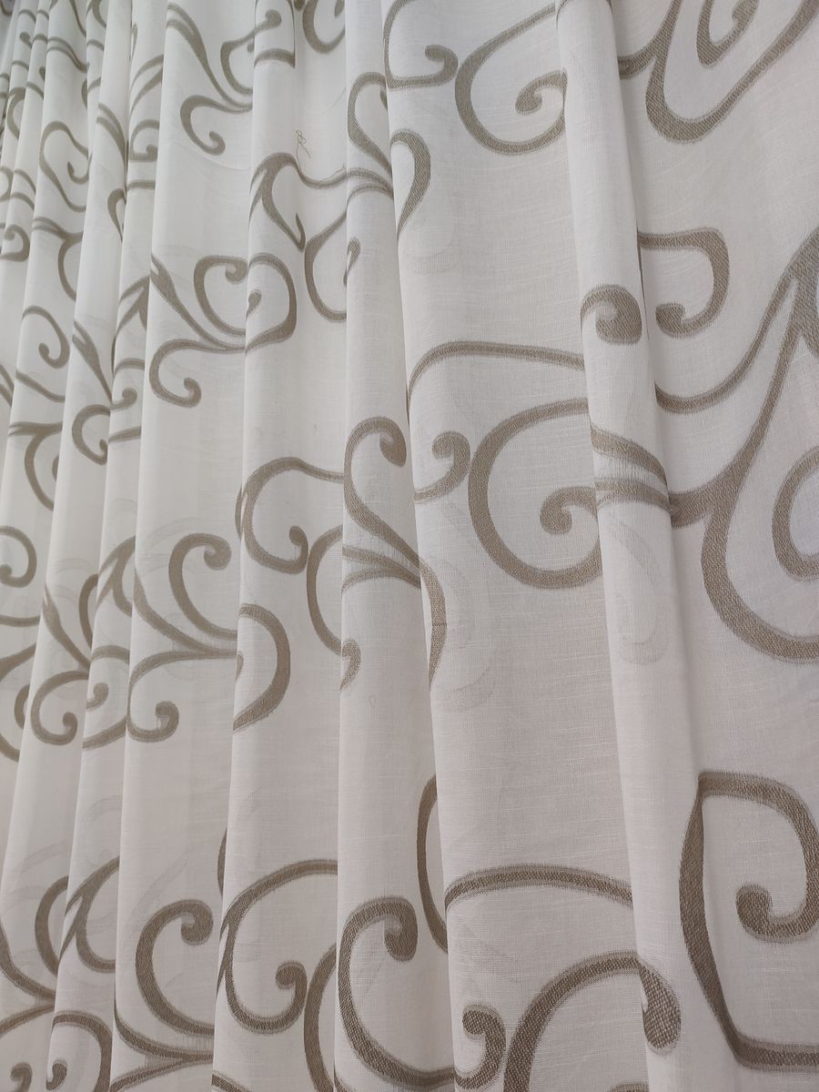 tenda a metro effetto lino tortora 8 Tenda a Metro effetto lino Tortora - immagine 8