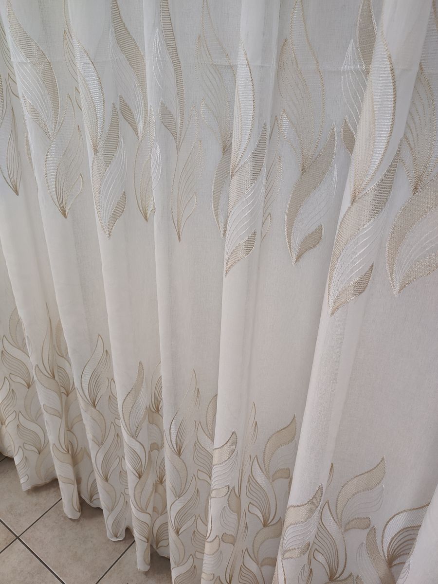 tenda a metro effetto lino oro 7 Tenda a Metro effetto lino Oro - immagine 7