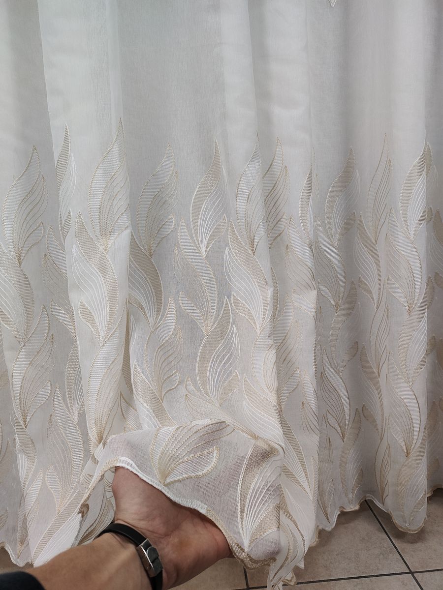 tenda a metro effetto lino oro 6 Tenda a Metro effetto lino Oro - immagine 6