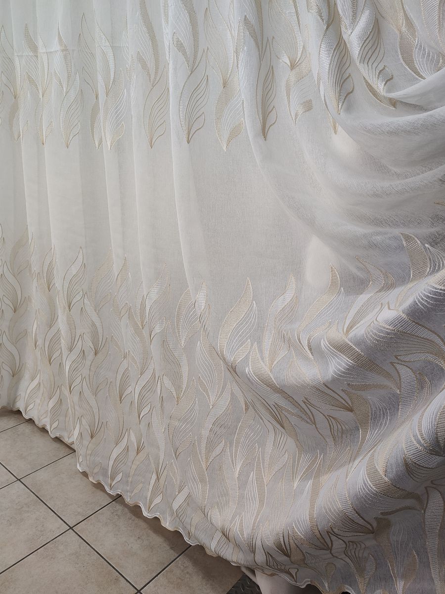 tenda a metro effetto lino oro 3 Tenda a Metro effetto lino Oro - immagine 3