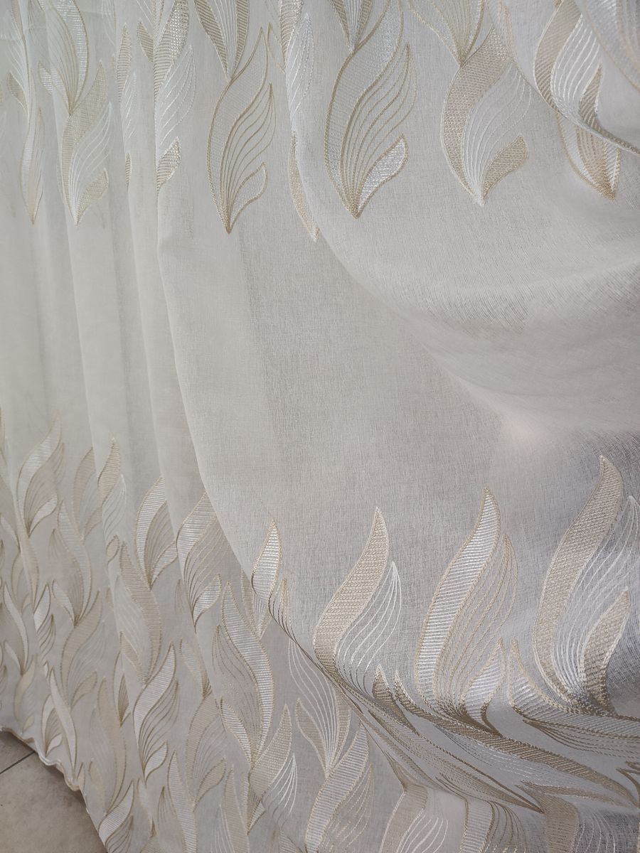 tenda a metro effetto lino oro 2 Tenda a Metro effetto lino Oro - immagine 2