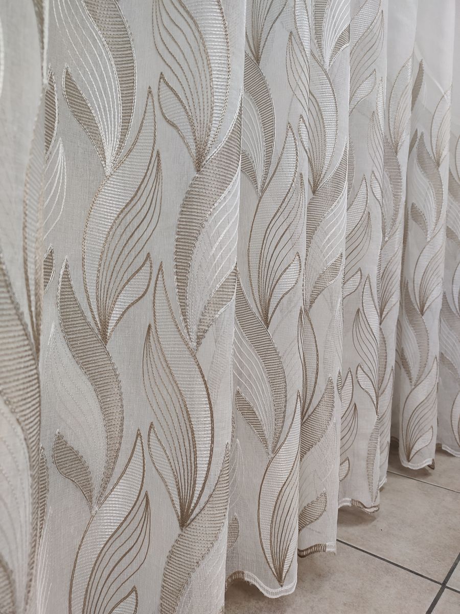 tenda a metro effetto lino tortora 14 Tenda a Metro effetto lino Tortora - immagine 14