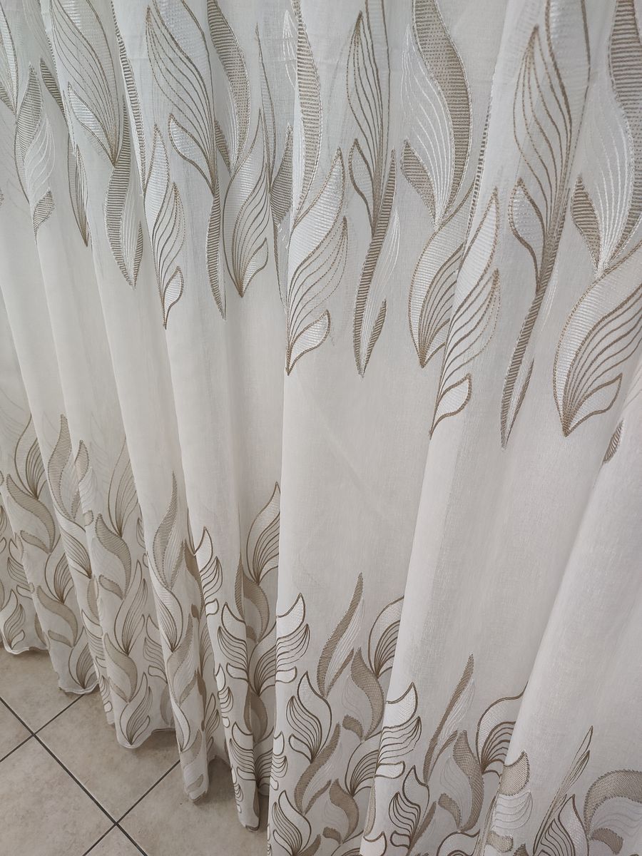 tenda a metro effetto lino tortora 7 Tenda a Metro effetto lino Tortora - immagine 7