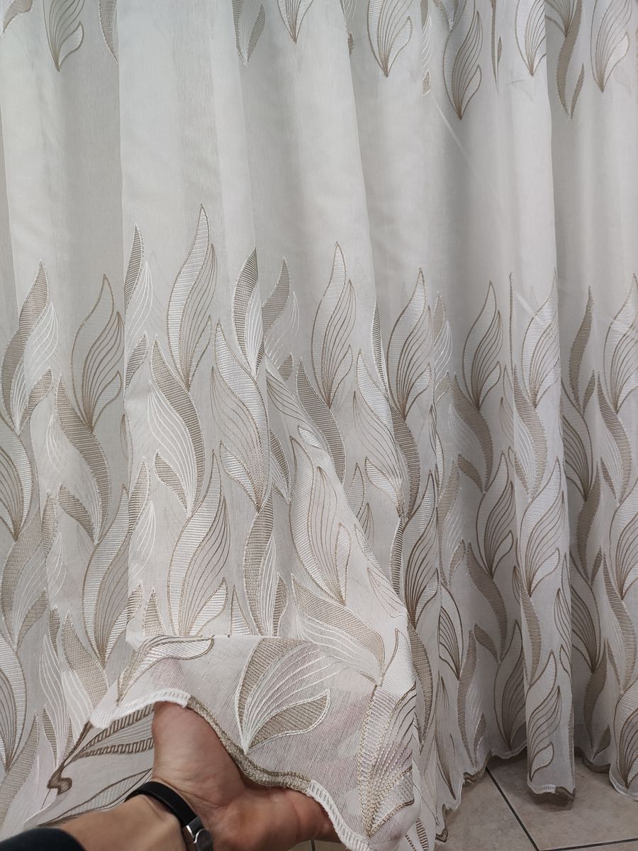 tenda a metro effetto lino tortora 6 Tenda a Metro effetto lino Tortora - immagine 6