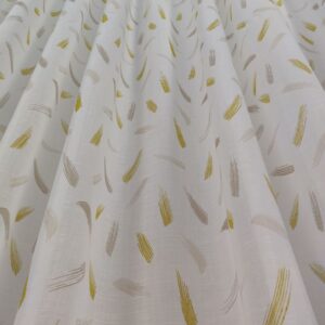 Tenda a Metro effetto lino Giallo