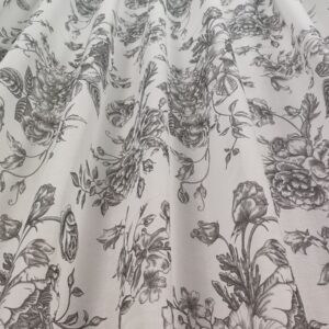 Tenda a Metro effetto lino Grigio h320