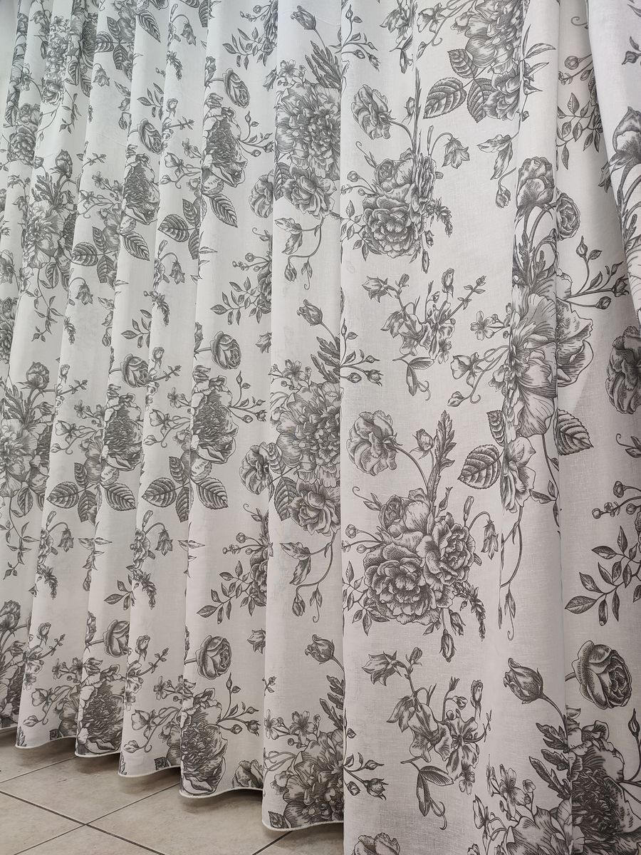 tenda a metro effetto lino grigio h320 10 Tenda a Metro effetto lino Grigio h320 - immagine 10