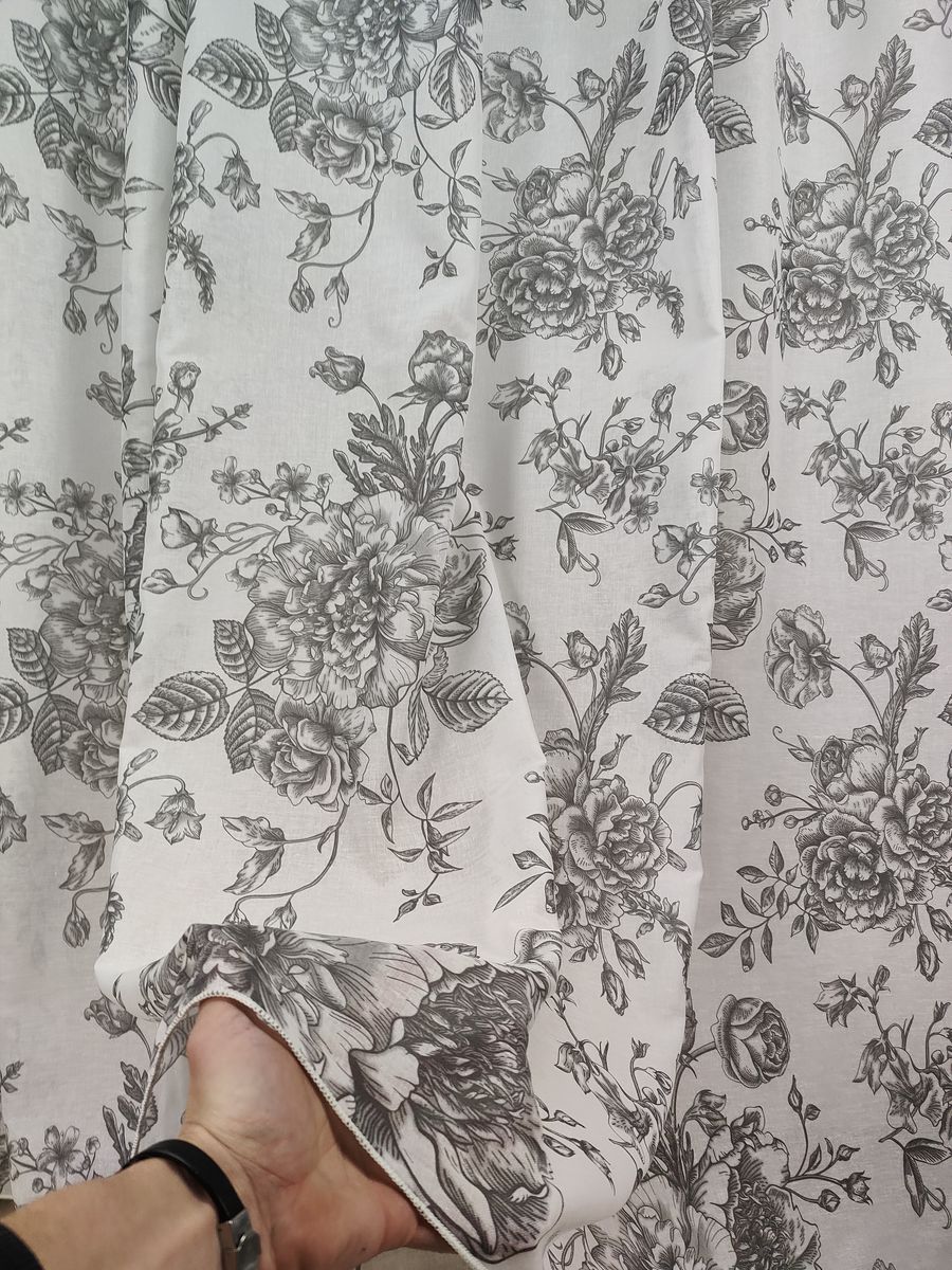 tenda a metro effetto lino grigio h320 6 Tenda a Metro effetto lino Grigio h320 - immagine 6