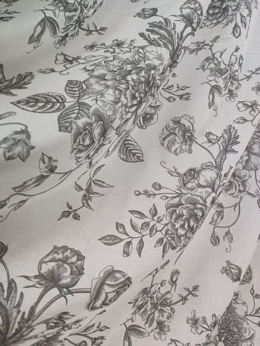 tenda a metro effetto lino grigio h320 2 Tenda a Metro effetto lino Grigio h320 - immagine 2