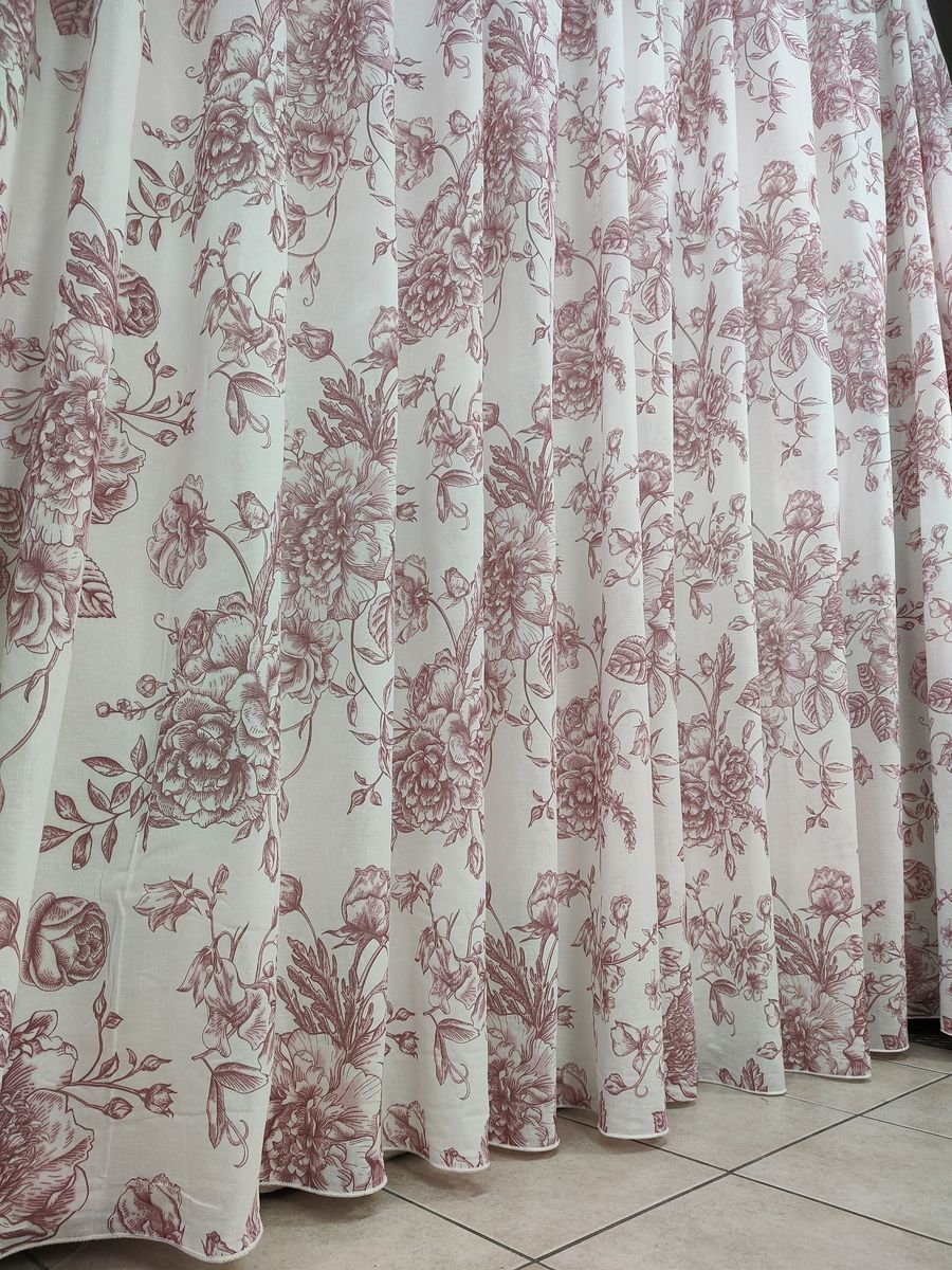 tenda a metro effetto lino rosa h320 6 Tenda a Metro effetto lino Rosa h320 - immagine 6